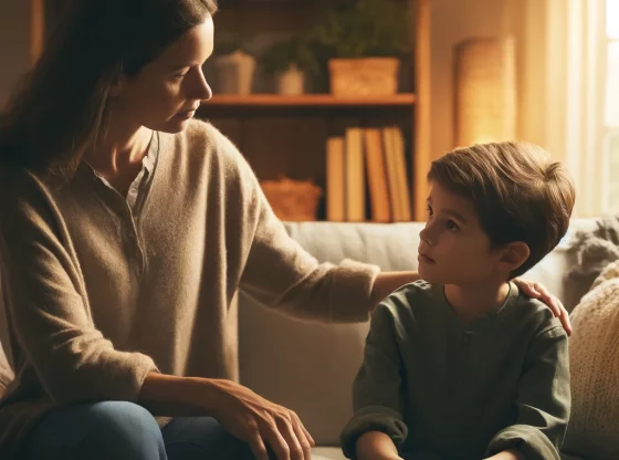 Voici comment réagir quand votre enfant vous dit quelque chose d'inquiétant selon une psy