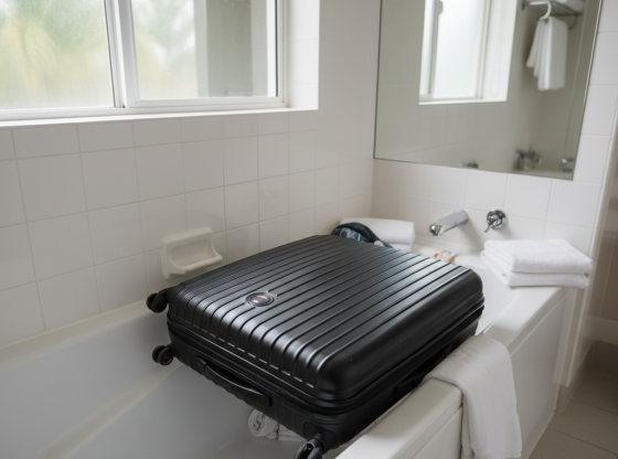Pourquoi déposer votre valise dans la baignoire va sauver vos vacances (et vos nerfs)