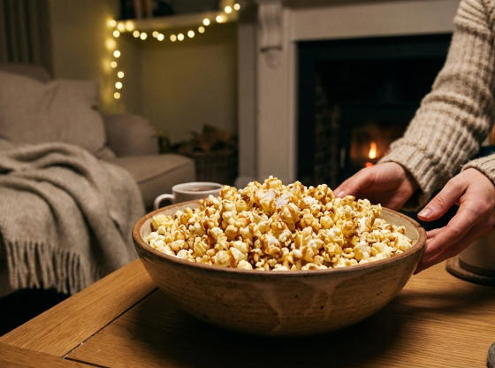 Popcorn maison sucré ou salé : l’arme fatale des soirées canapé