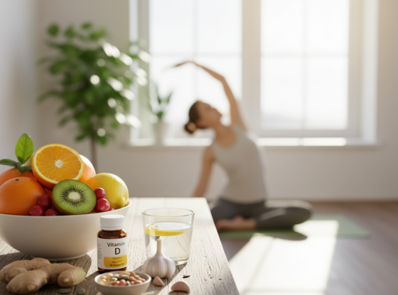 Comment booster son système immunitaire en hiver : vitamines, alimentation, routines